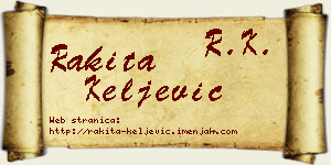 Rakita Keljević vizit kartica